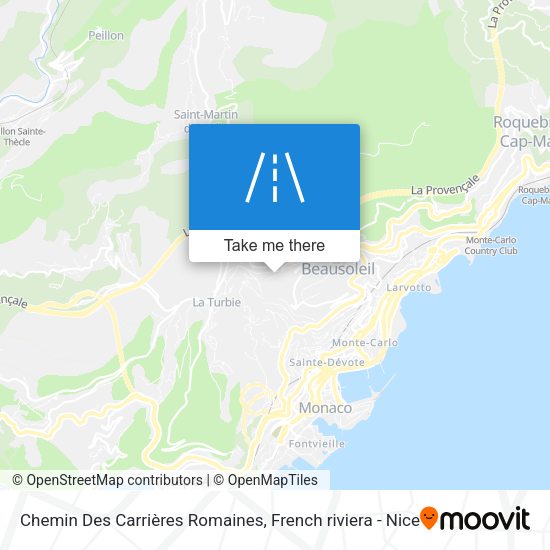 Chemin Des Carrières Romaines map