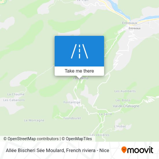 Allée Bischeri Sée Moulard map