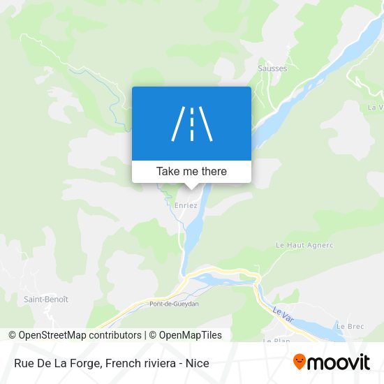 Rue De La Forge map