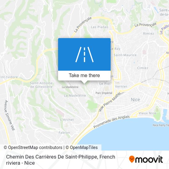 Chemin Des Carrières De Saint-Philippe map