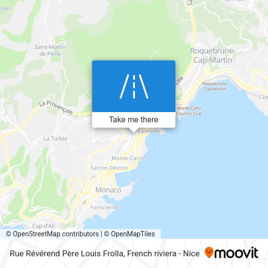 Rue Révérend Père Louis Frolla map