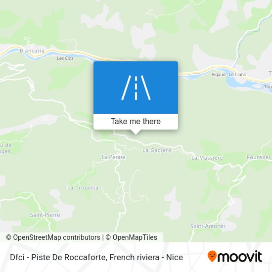 Dfci - Piste De Roccaforte map