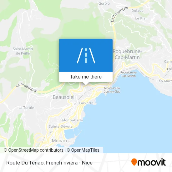 Route Du Ténao map