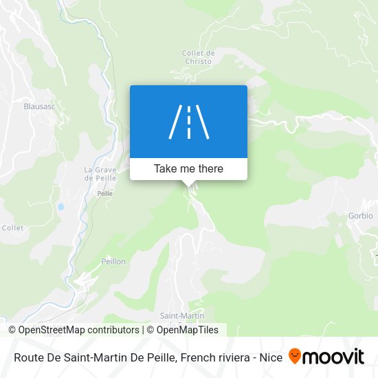 Route De Saint-Martin De Peille map