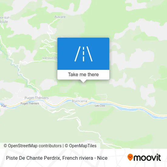 Piste De Chante Perdrix map