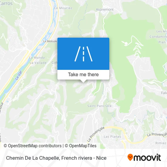 Chemin De La Chapelle map