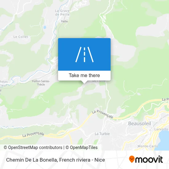 Chemin De La Bonella map