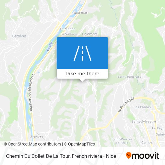 Chemin Du Collet De La Tour map