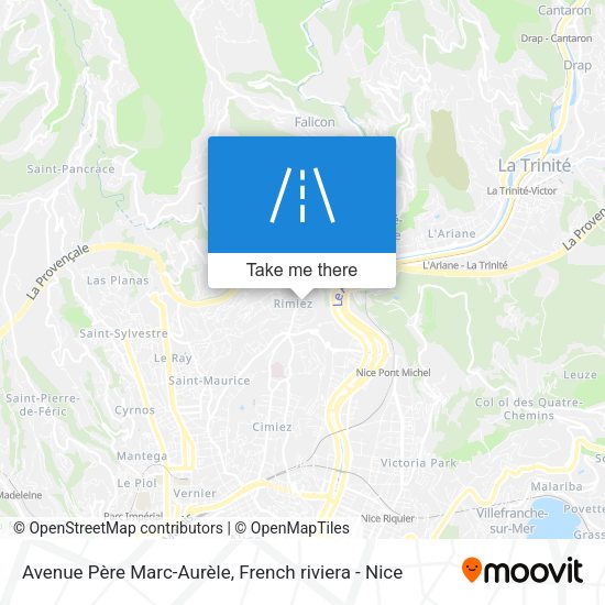 Avenue Père Marc-Aurèle map