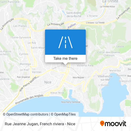 Rue Jeanne Jugan map