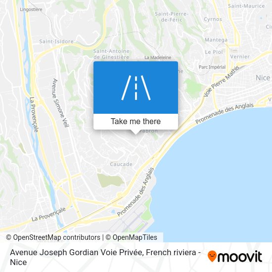Avenue Joseph Gordian Voie Privée map