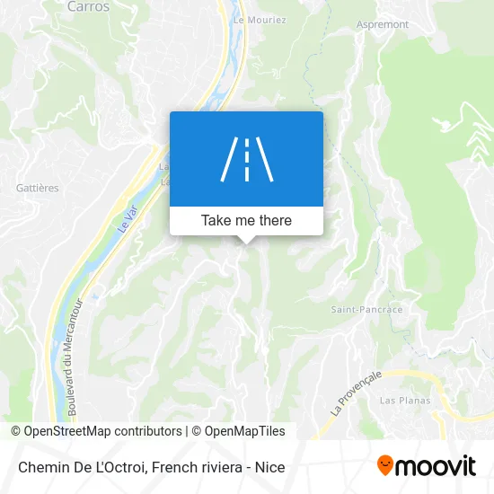 Chemin De L'Octroi map