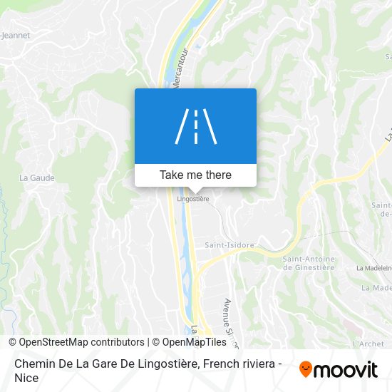 Chemin De La Gare De Lingostière map