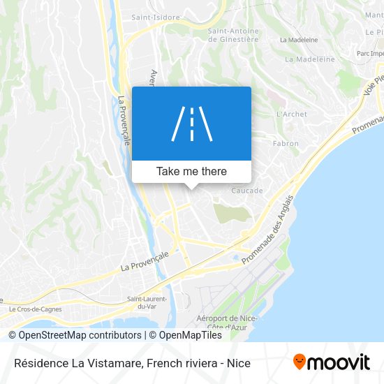 Résidence La Vistamare map