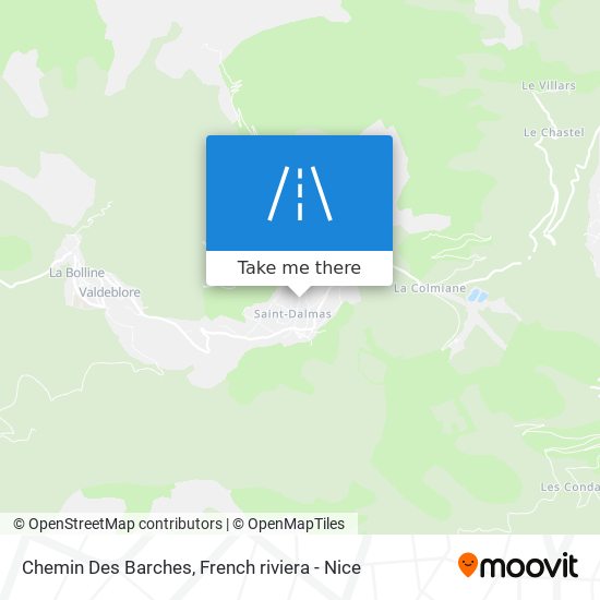 Chemin Des Barches map