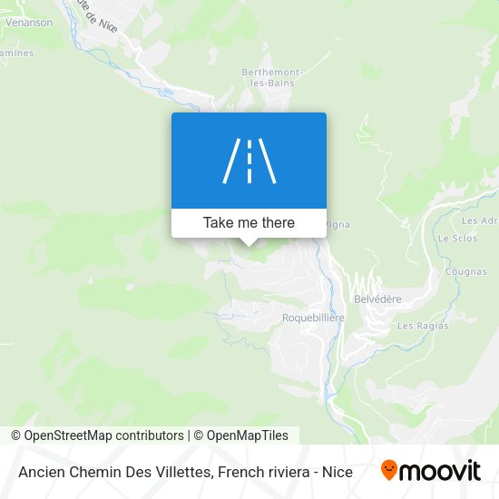 Ancien Chemin Des Villettes map