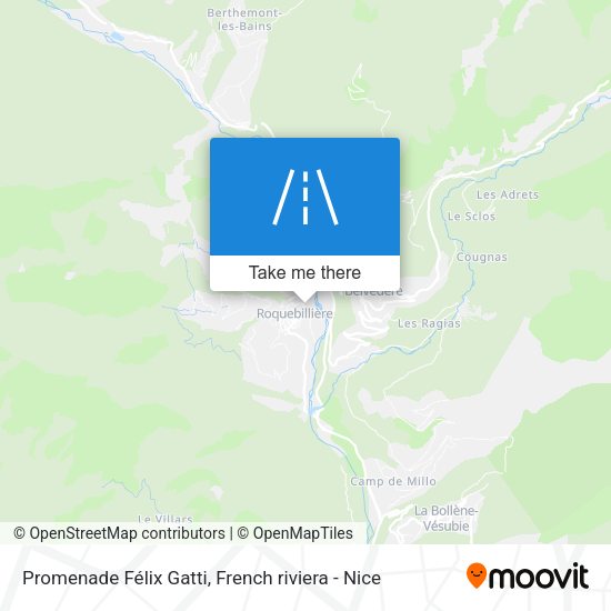 Promenade Félix Gatti map