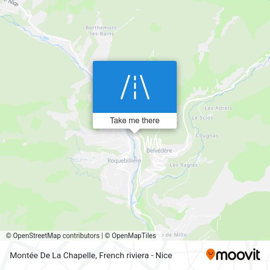 Montée De La Chapelle map