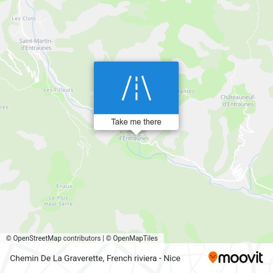 Chemin De La Graverette map