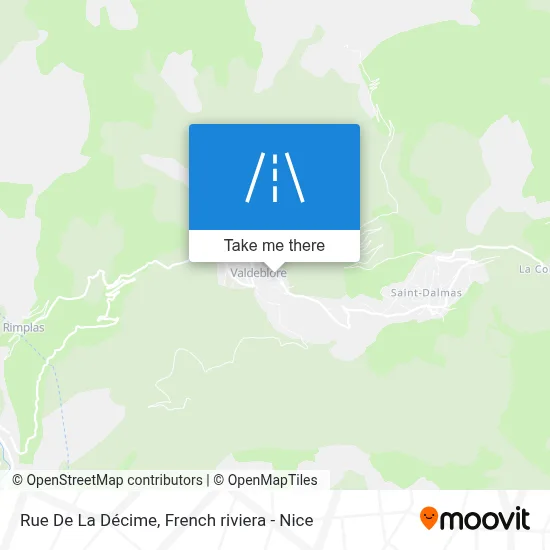 Rue De La Décime map