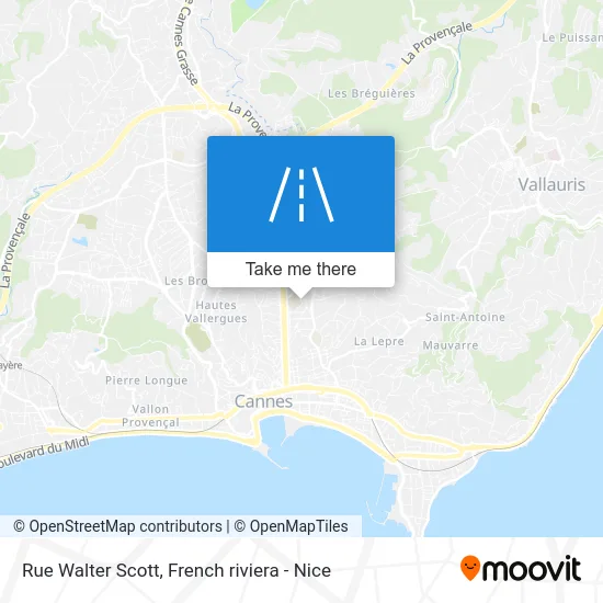 Rue Walter Scott map