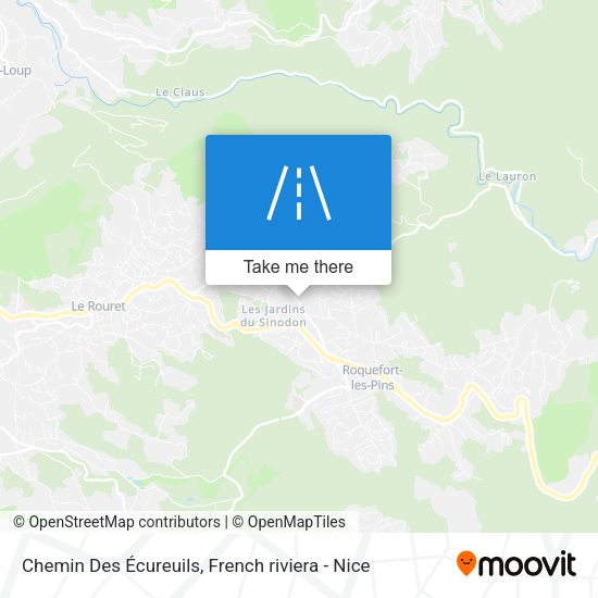 Chemin Des Écureuils map