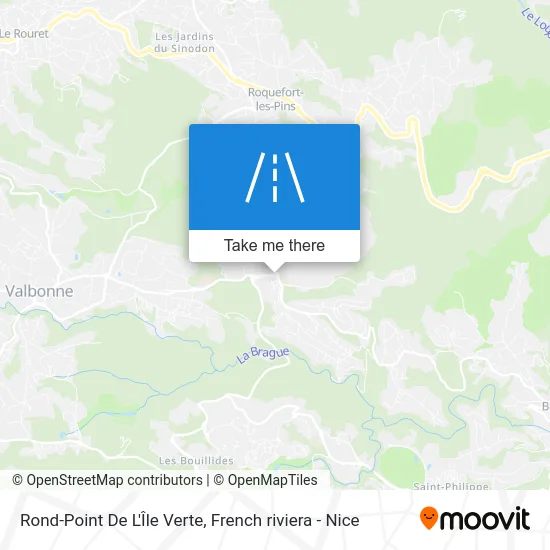 Rond-Point De L'Île Verte map