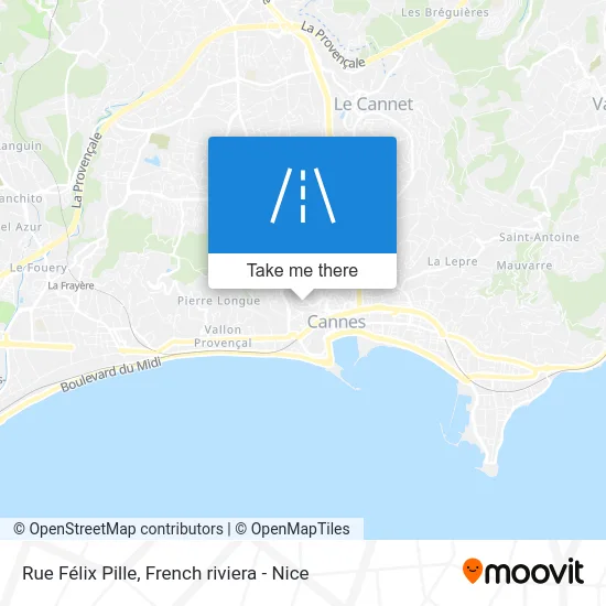 Rue Félix Pille map