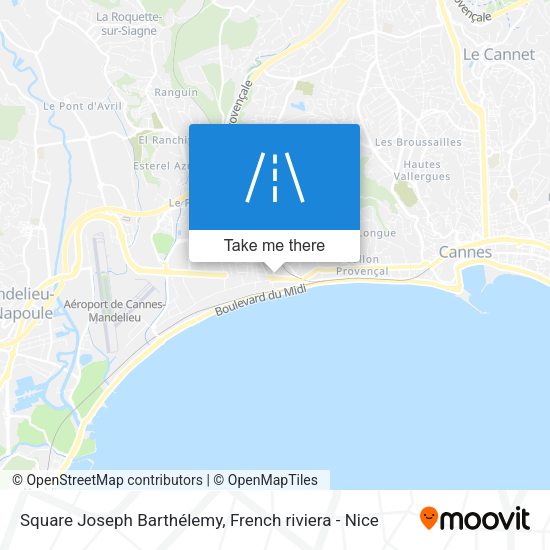 Square Joseph Barthélemy map