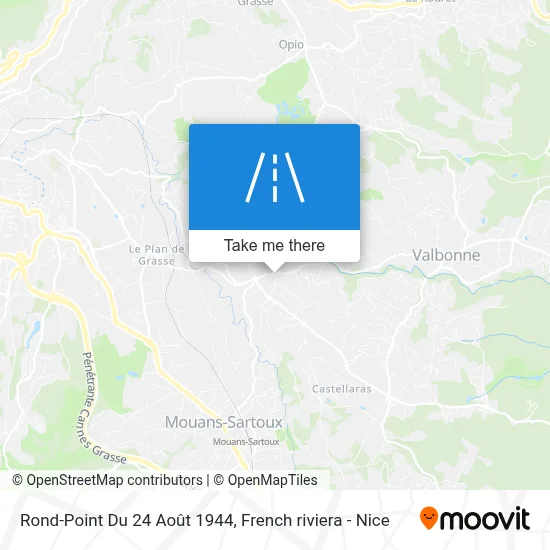 Rond-Point Du 24 Août 1944 map