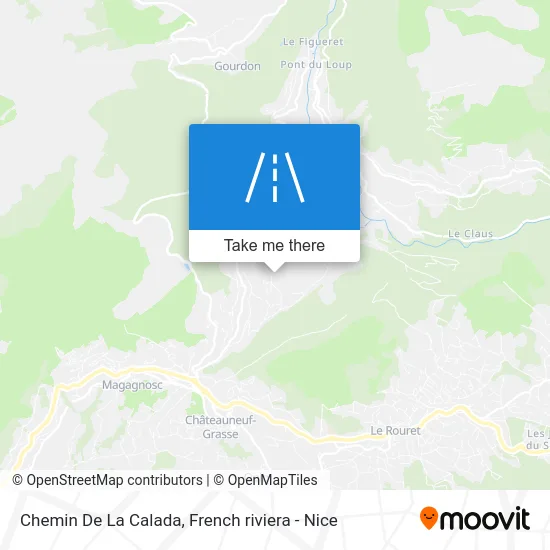 Chemin De La Calada map