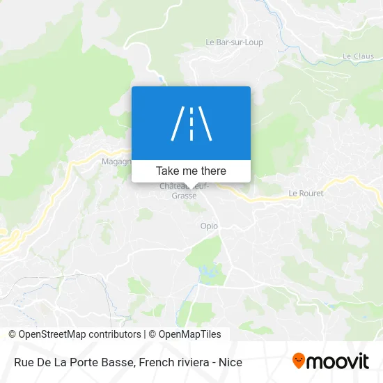 Rue De La Porte Basse map