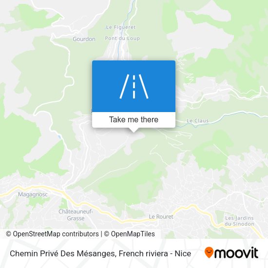 Chemin Privé Des Mésanges map