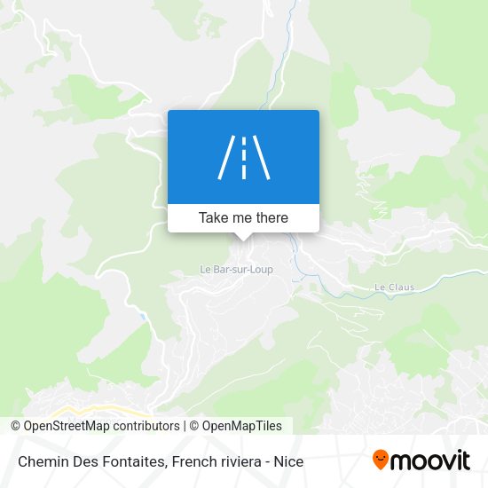 Chemin Des Fontaites map