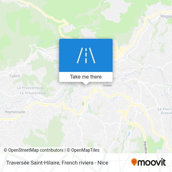 Traversée Saint-Hilaire map
