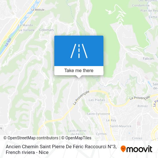 Ancien Chemin Saint Pierre De Féric Raccourci N°3 map