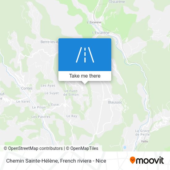 Chemin Sainte-Hélène map