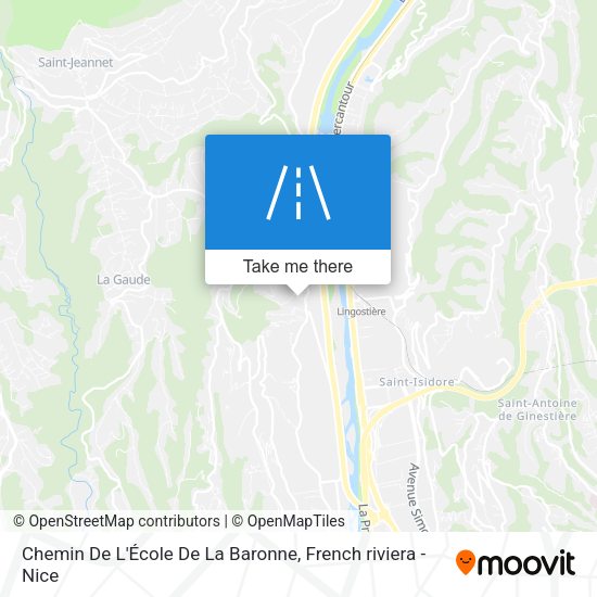 Chemin De L'École De La Baronne map