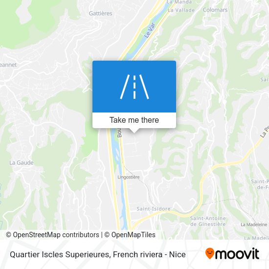 Quartier Iscles Superieures map