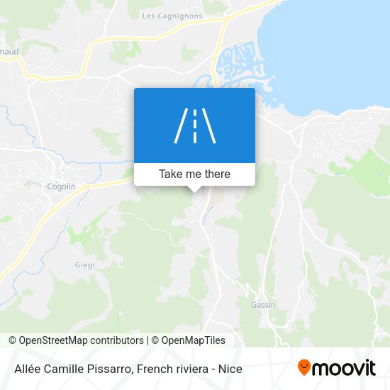 Allée Camille Pissarro map