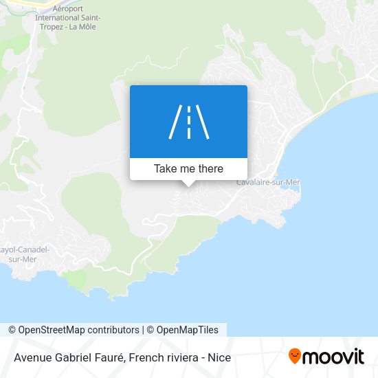 Avenue Gabriel Fauré map