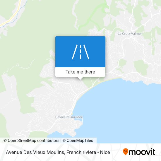Avenue Des Vieux Moulins map