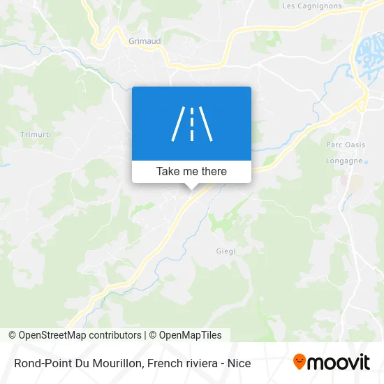 Mapa Rond-Point Du Mourillon