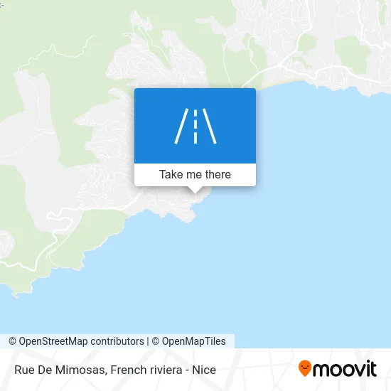 Rue De Mimosas map