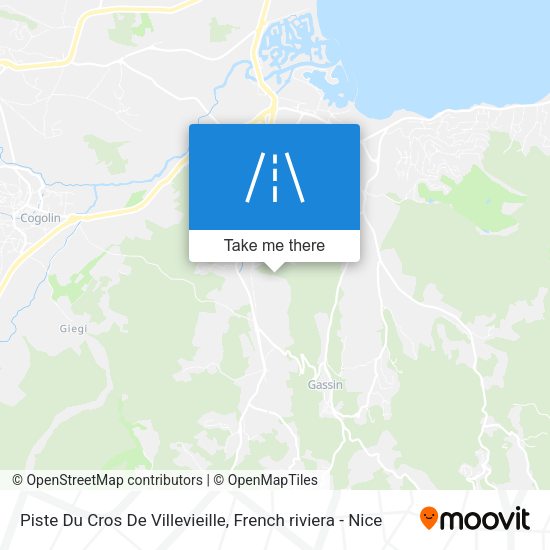 Piste Du Cros De Villevieille map