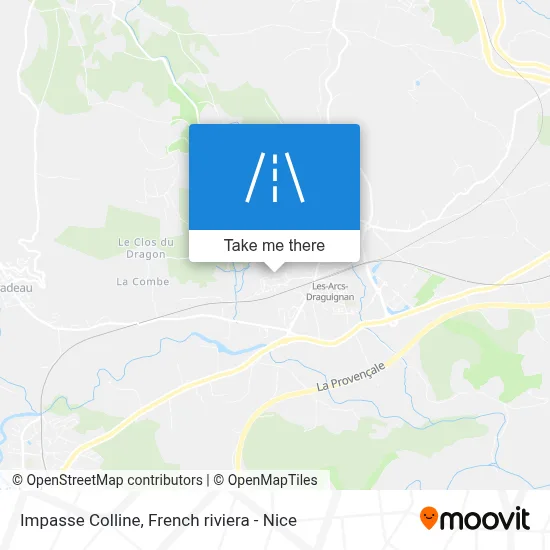 Impasse Colline map