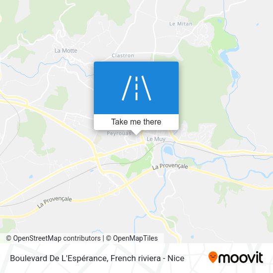 Boulevard De L'Espérance map