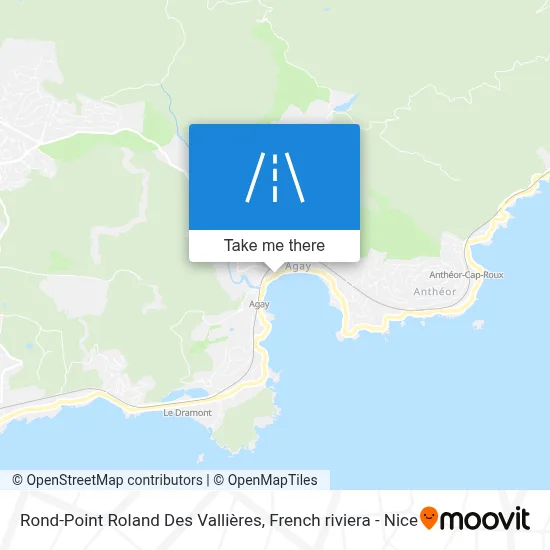 Rond-Point Roland Des Vallières map