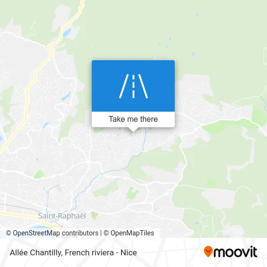 Allée Chantilly map