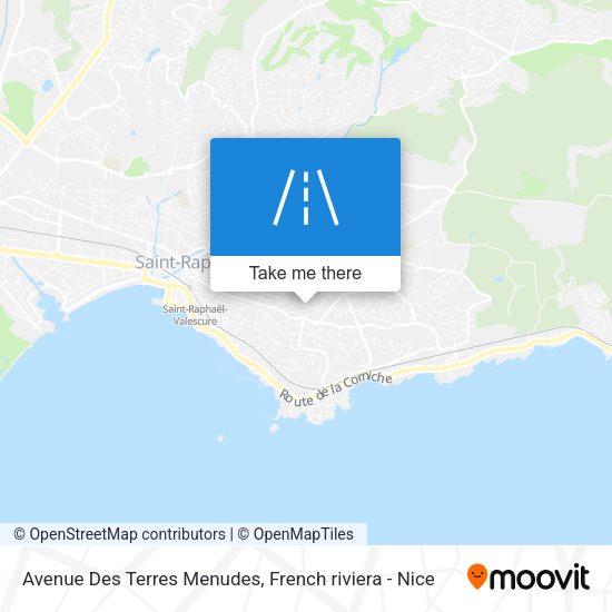 Avenue Des Terres Menudes map